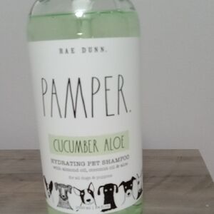 Rae Dunn Pamper Cucumber Aloe Pet Shampoo - Green and White New Sealed